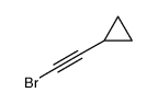 1-Bromo-2-cyclopropylethyne structure