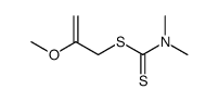 dimethyl-dithiocarbamic acid 2-methoxy-allyl ester Structure