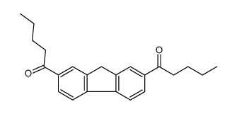 1-(7-pentanoyl-9H-fluoren-2-yl)pentan-1-one结构式