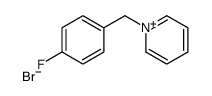 1-[(4-Fluorophenyl)methyl]-pyridinium bromide结构式