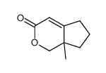 Cyclopenta[c]pyran-3(1H)-one, 5,6,7,7a-tetrahydro-7a-methyl- (9CI)结构式