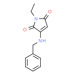 1H-Pyrrole-2,5-dione,1-ethyl-3-[(phenylmethyl)amino]-(9CI)结构式