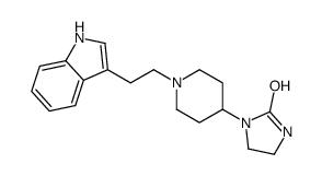 1-[1-[2-(1H-indol-3-yl)ethyl]piperidin-4-yl]imidazolidin-2-one Structure