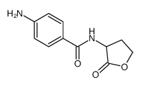 4-amino-N-(2-oxooxolan-3-yl)benzamide Structure