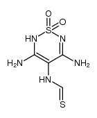 N-(3,5-diamino-1,1-dioxo-1,2-dihydro-1λ6-[1,2,6]thiadiazin-4-yl)-thioformamide Structure