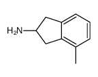 4-methyl-2,3-dihydro-1H-inden-2-amine结构式