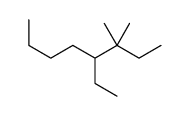 4-ethyl-3,3-dimethyloctane结构式