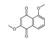 2,5-dimethoxynaphthalene-1,4-dione结构式