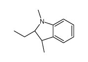 (2S,3R)-2-ethyl-1,3-dimethyl-2,3-dihydroindole结构式