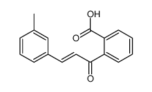 2-[3-(3-methylphenyl)prop-2-enoyl]benzoic acid结构式