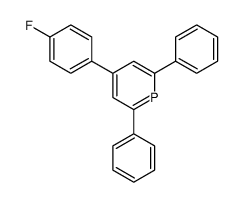 4-(4-fluorophenyl)-2,6-diphenylphosphinine结构式