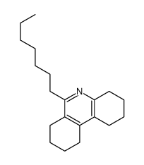6-heptyl-1,2,3,4,7,8,9,10-octahydrophenanthridine结构式
