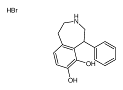 5-phenyl-2,3,4,5-tetrahydro-1H-3-benzazepine-6,7-diol,hydrobromide结构式