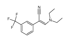 (E)-3-Diethylamino-2-(3-trifluoromethyl-phenyl)-acrylonitrile Structure