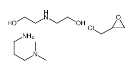 2-(chloromethyl)oxirane,N',N'-dimethylpropane-1,3-diamine,2-(2-hydroxyethylamino)ethanol结构式