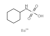 Sulfamic acid, N-cyclohexyl-,barium salt (2:1) structure