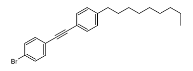 1-bromo-4-[2-(4-nonylphenyl)ethynyl]benzene Structure
