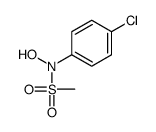 N-(4-chlorophenyl)-N-hydroxymethanesulfonamide Structure