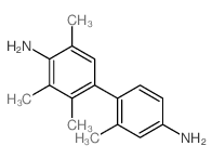 4-(4-amino-2-methyl-phenyl)-2,3,6-trimethyl-aniline结构式