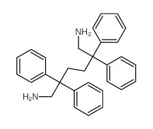 1,6-Hexanediamine,2,2,5,5-tetraphenyl- Structure