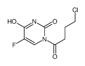 1-(4-chlorobutanoyl)-5-fluoropyrimidine-2,4-dione Structure