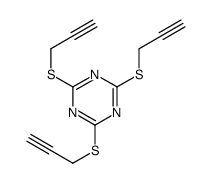 2,4,6-tris(prop-2-ynylsulfanyl)-1,3,5-triazine Structure