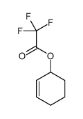 cyclohex-2-en-1-yl 2,2,2-trifluoroacetate结构式