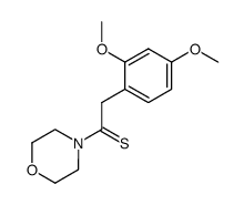 4-[(2,4-dimethoxy-phenyl)-thioacetyl]-morpholine Structure
