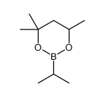 4,4,6-trimethyl-2-propan-2-yl-1,3,2-dioxaborinane Structure