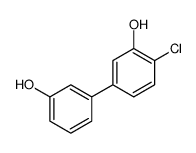 2-chloro-5-(3-hydroxyphenyl)phenol结构式