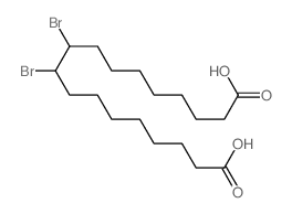 Octadecanedioic acid, 9,10-dibromo-, (R*,R*)- (9CI) structure