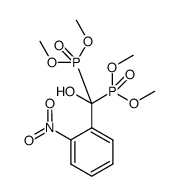 [(dimethoxy-phosphoryl)-hydroxy-(2-nitro-phenyl)-methyl]-phosphonic acid dimethyl ester Structure