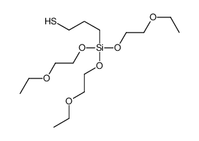 3-[tris(2-ethoxyethoxy)silyl]propanethiol结构式