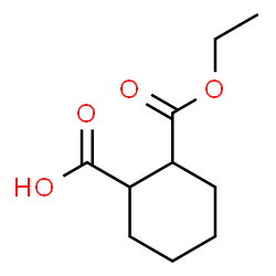 ethyl hydrogen cyclohexane-1,2-dicarboxylate structure