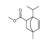 4-Methyl-1-(1-methylethyl)bicyclo[2.2.2]oct-5-ene-2-carboxylic acid methyl ester Structure