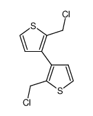 2,2'-bis(chloromethyl)-3,3'-bithiophene结构式