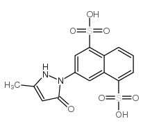 3-(3-methyl-5-oxo-2H-pyrazol-1(5H)-yl)naphthalene-1,5-disulfonic acid picture