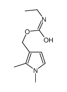 (1,2-dimethylpyrrol-3-yl)methyl N-ethylcarbamate结构式