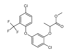 2-[2-Chloro-5-(4-chloro-2-trifluoromethyl-phenoxy)-phenoxy]-propionic acid methyl ester Structure