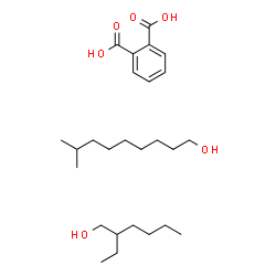 1,2-Benzenedicarboxylic acid, mixed 2-ethylhexyl and hexyl and isodecyl diesters Structure