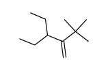 3-ethyl-2-tert-butyl-pent-1-ene Structure