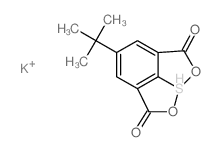 6-(tert-butyl)-1H-2,3-dioxa-2al4-thiacyclopenta[hi]indene-1,4(2aH)-dione, potassium salt结构式