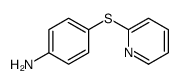 4-pyridin-2-ylsulfanylaniline结构式