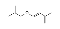 3-methyl-1-(2-methylprop-2-enoxy)buta-1,3-diene结构式