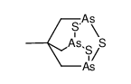 7-Methyl-1.3.5-triarsa-2.4.9-trithiaadamantan结构式