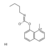 Quinolinium, 8-hydroxy-1-methyl-, iodide, butylcarbamate Structure