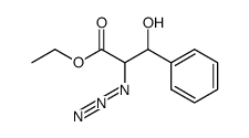 ethyl 2-azido-3-hydroxy-3-phenylpropanoate Structure