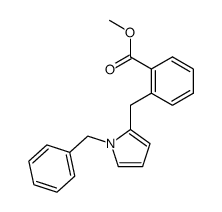 2-(1-benzyl-pyrrol-2-ylmethyl)-benzoic acid methyl ester Structure