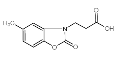 3-[5-甲基-2-氧代-1,3-苯并噁唑-3(2H)-基]丙酸图片