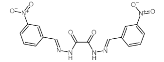 N(1),N(2)-Bis(3-(hydroxy(oxido)amino)benzylidene)ethanedihydrazide结构式